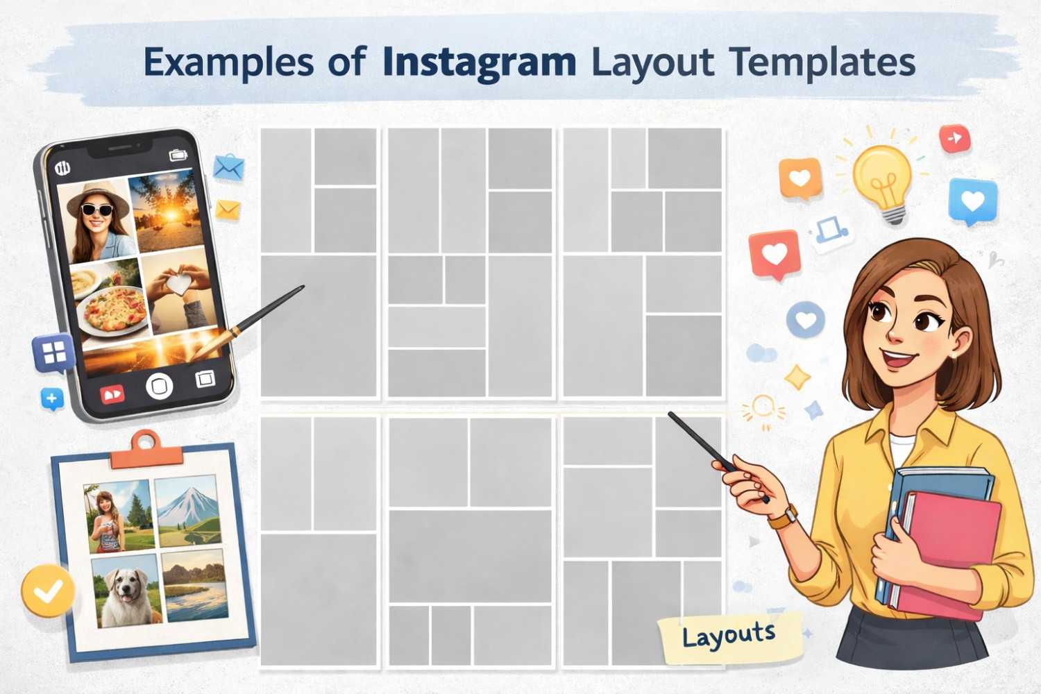 How to Get Layout in Instagram Story? 2 Instagram layout template examples